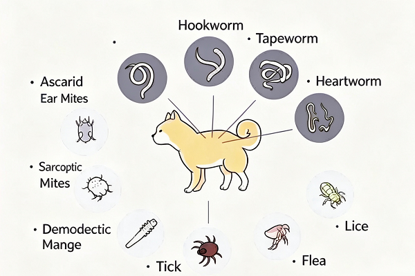 Controllo botanico dei parassiti: estratto di radice di Stemona per applicazioni veterinarie e per la cura degli animali domestici